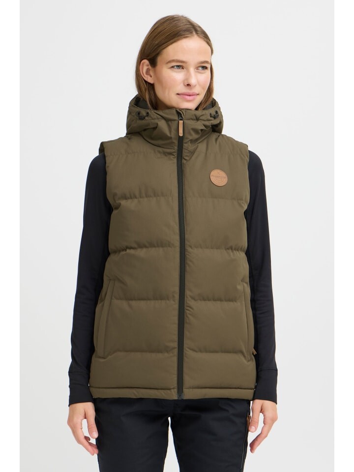 Стеганый жилет North Bend, зеленый 
Стеганый жилет North Bend, зеленый