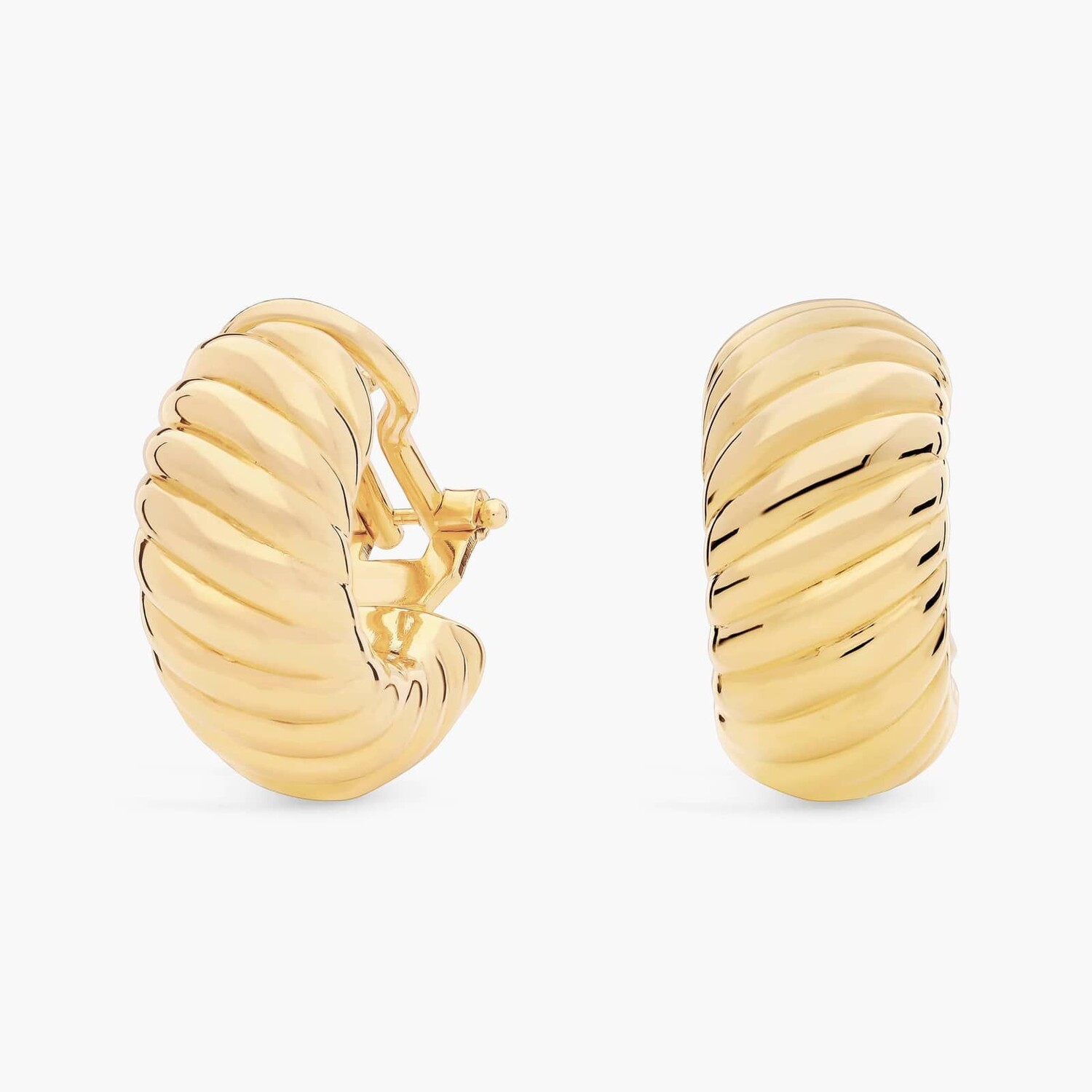 Twisted Dome Huggies из 14-каратного желтого золота Blue Nile
Twisted Dome Huggies из 14-каратного желтого золота Blue Nile