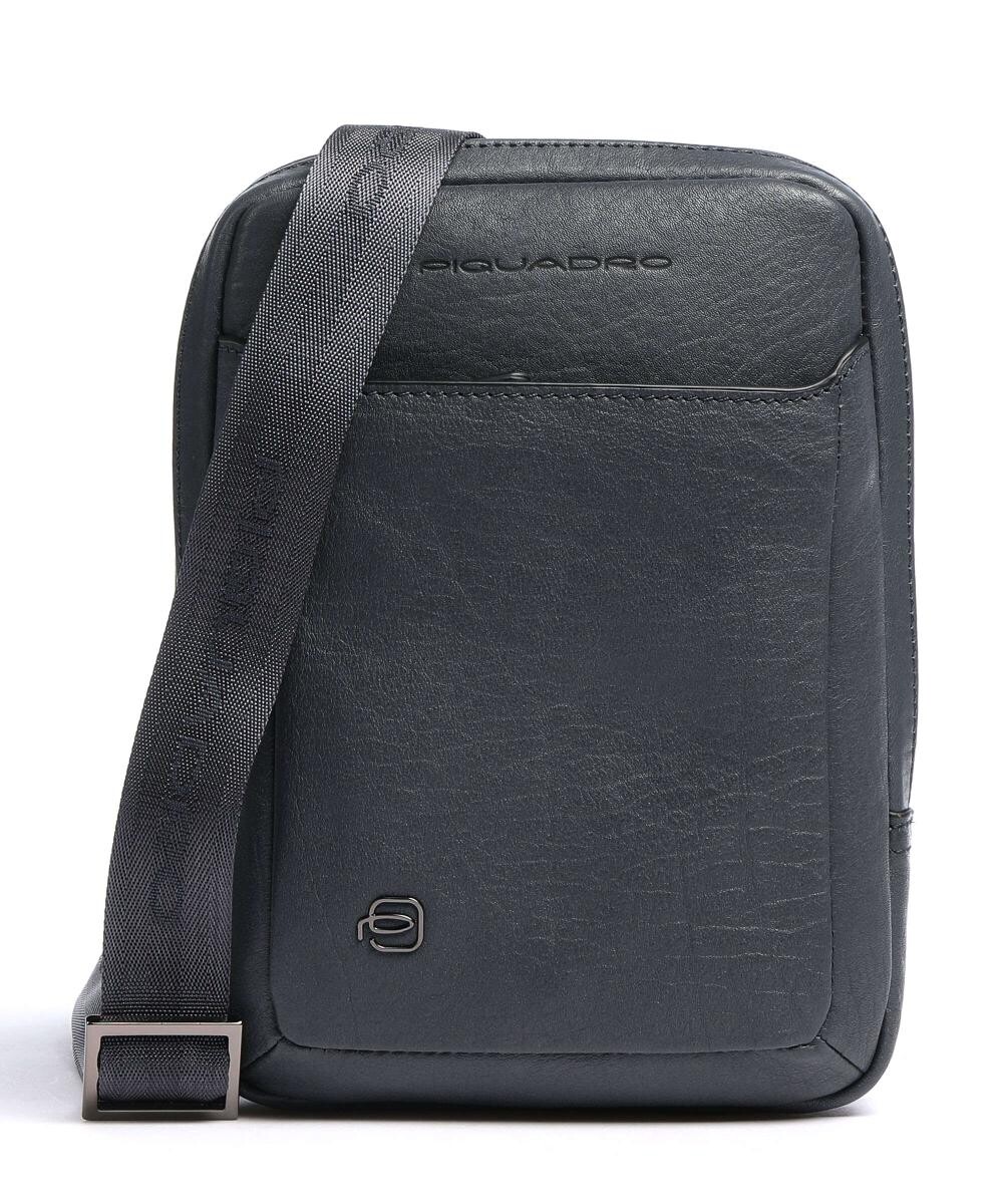 Сумка на плечо Black Square из зерненой яловой кожи Piquadro, синий
Сумка на плечо Black Square из зерненой яловой кожи Piquadro, синий