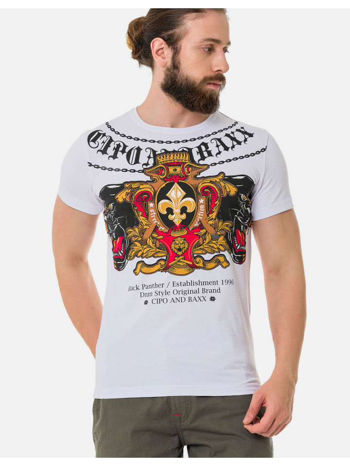 Футболка БЕЛОГО цвета Cipo & Baxx, Белый, Футболка БЕЛОГО цвета Cipo & Baxx
Футболка БЕЛОГО цвета Cipo & Baxx, Белый, Футболка БЕЛОГО цвета Cipo & Baxx