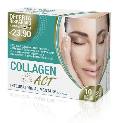 Collagen Act 10 Коллагеновая добавка в однодозовых пакетиках F&F
Collagen Act 10 Коллагеновая добавка в однодозовых пакетиках F&F