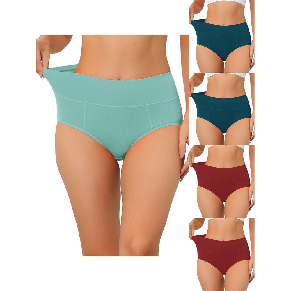 5 упаковок женского хлопкового нижнего белья с высокой талией (доступны в размерах больших размеров), нижнего белья Muti-color ALLEGRA K, цвет Blu Burgundy Gn
5 упаковок женского хлопкового нижнего белья с высокой талией (доступны в размерах больших размеров), нижнего белья Muti-color ALLEGRA K, цвет Blu Burgundy Gn