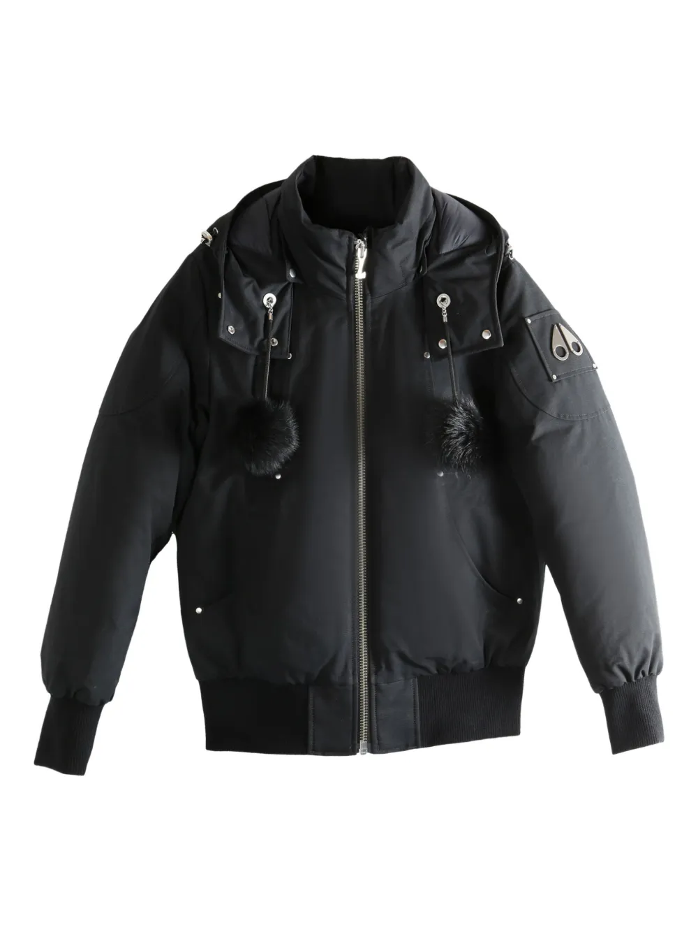 Куртка с капюшоном и помпонами Moose Knuckles, черный
Куртка с капюшоном и помпонами Moose Knuckles, черный