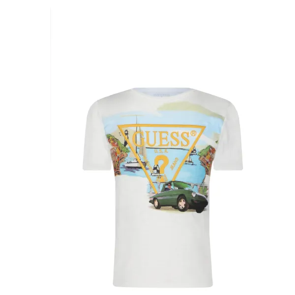 Футболка стандартного кроя Guess, белый
Футболка стандартного кроя Guess, белый