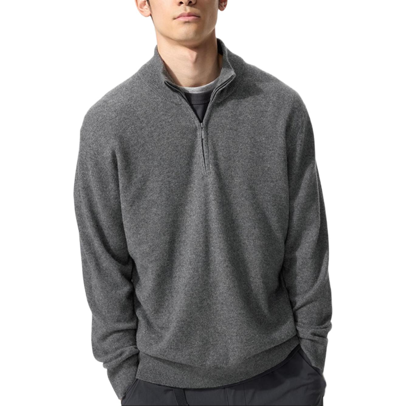 Кашемировые свитеры унисекс asphalt gray UNIQLO, серый
Кашемировые свитеры унисекс asphalt gray UNIQLO, серый