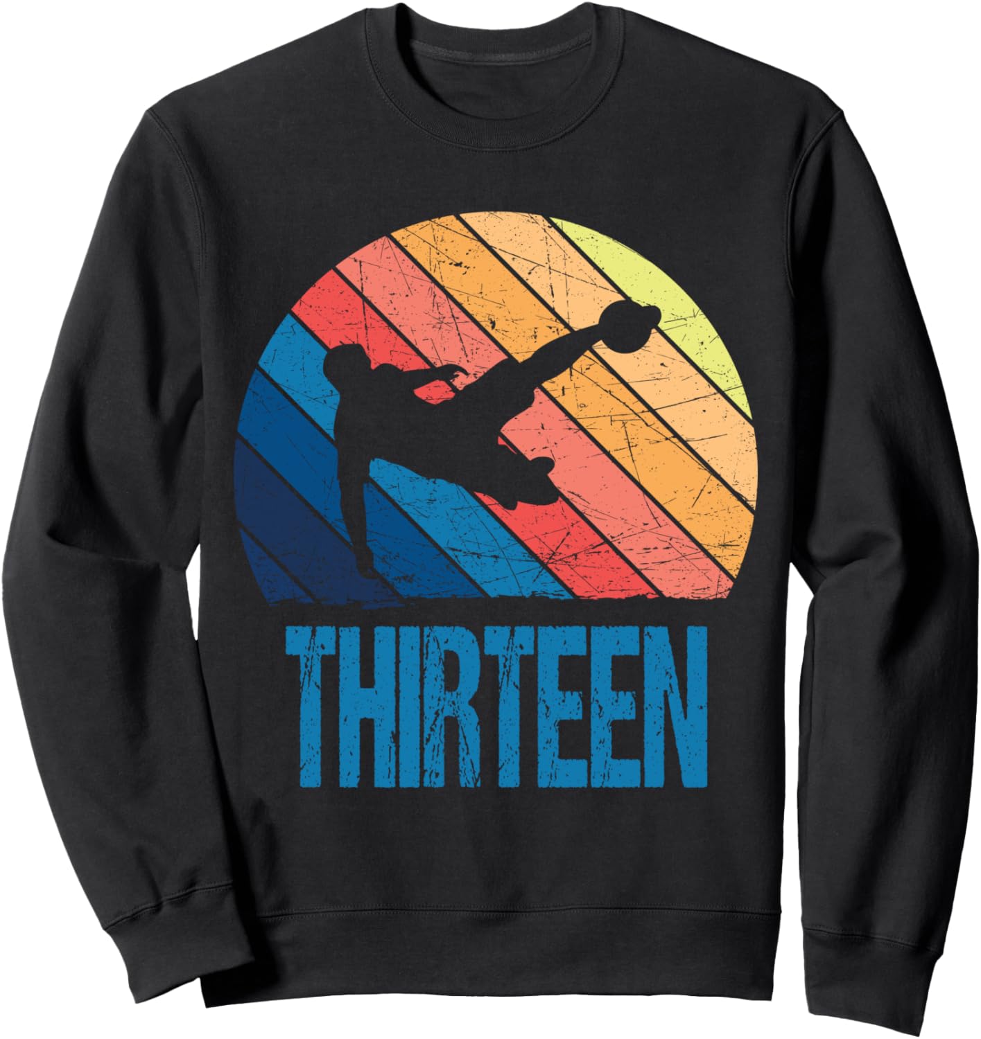 Футболка в стиле ретро для 13-летия (мальчика или девочки), черная Retro Soccer Player Birthday Designs
Футболка в стиле ретро для 13-летия (мальчика или девочки), черная Retro Soccer Player Birthday Designs