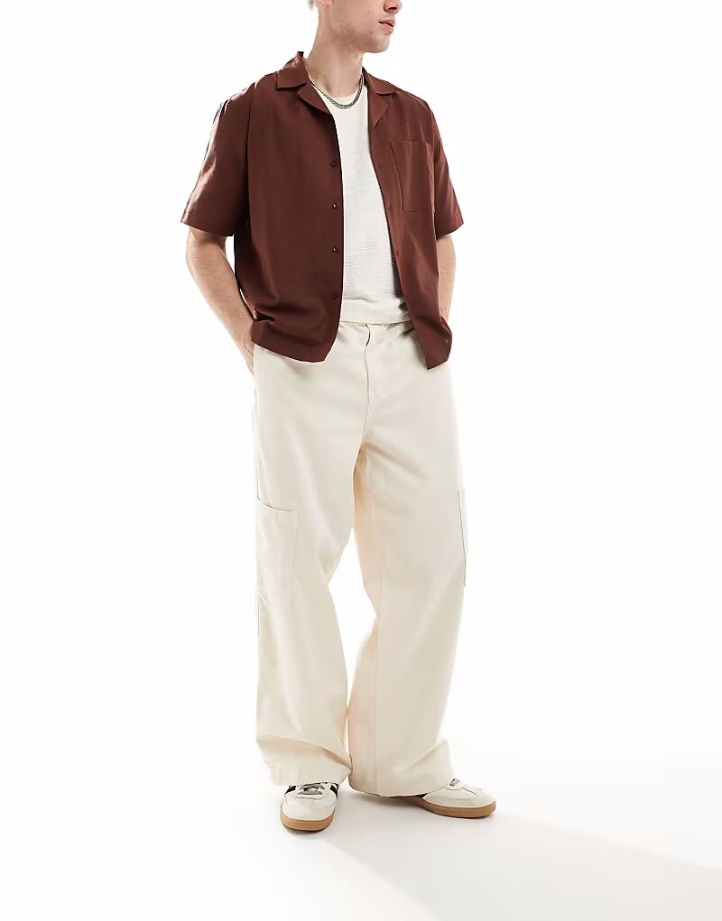 Супер мешковатые брюки-карго ASOS DESIGN цвета экрю
Супер мешковатые брюки-карго ASOS DESIGN цвета экрю