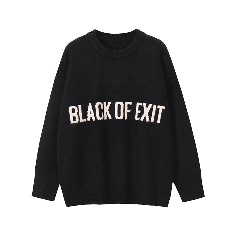 Свитер Unisex BLACK OF EXIT, черный
Свитер Unisex BLACK OF EXIT, черный