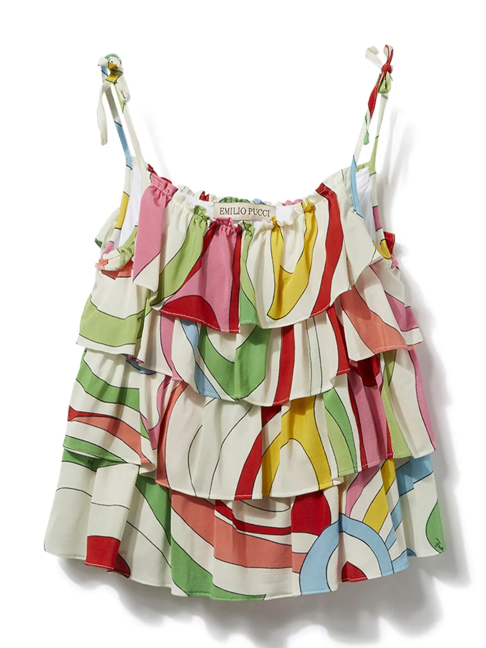 Топ с оборками и принтом Marmo PUCCI Junior, белый
Топ с оборками и принтом Marmo PUCCI Junior, белый