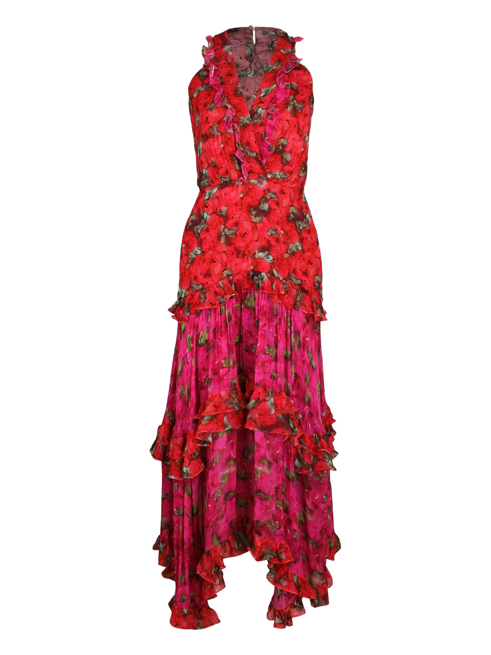 Платье миди Jolie с оборками и цветочным принтом Saloni, красный
Платье миди Jolie с оборками и цветочным принтом Saloni, красный