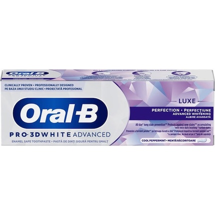 Зубная паста Oral B 3d White Luxe Perfection - 75 Ml
Зубная паста Oral B 3d White Luxe Perfection - 75 Ml