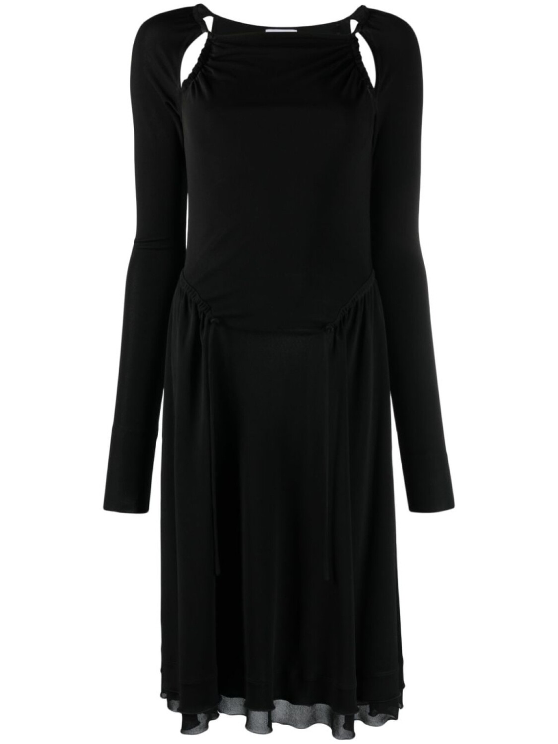 Ferragamo платье миди с вырезами, черный
Ferragamo платье миди с вырезами, черный