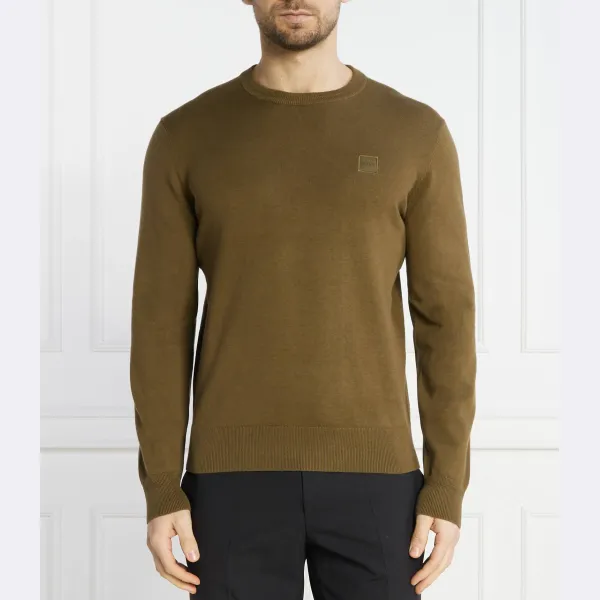 Свитер прямого кроя Kanovano с добавлением кашемира Boss, хаки
Свитер прямого кроя Kanovano с добавлением кашемира Boss, хаки