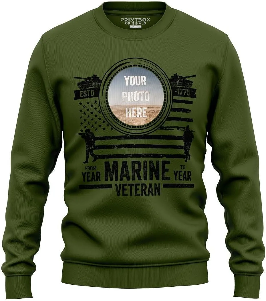 Printbox Originals Custom Marine Veterans мужской свитер
Printbox Originals Custom Marine Veterans мужской свитер