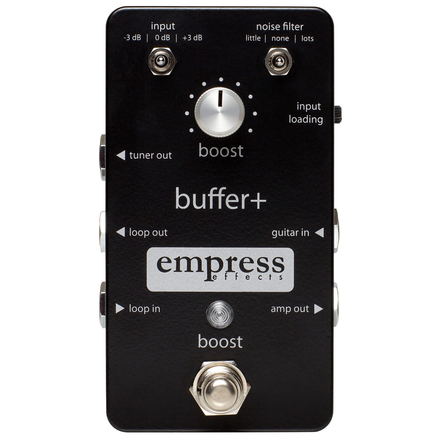 Гитарная педаль Empress Effects Buffer+ с аналоговым интерфейсом ввода-вывода и переключаемым усилением
Гитарная педаль Empress Effects Buffer+ с аналоговым интерфейсом ввода-вывода и переключаемым усилением