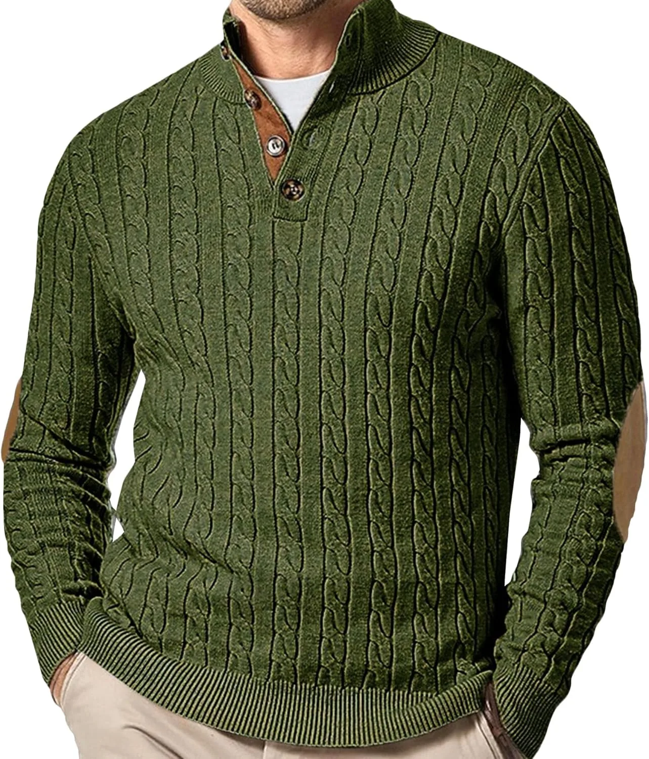 Мужской свитер с воротником стойкой DGHM-JLMY, зимний, теплый, вязаный
Мужской свитер с воротником стойкой DGHM-JLMY, зимний, теплый, вязаный