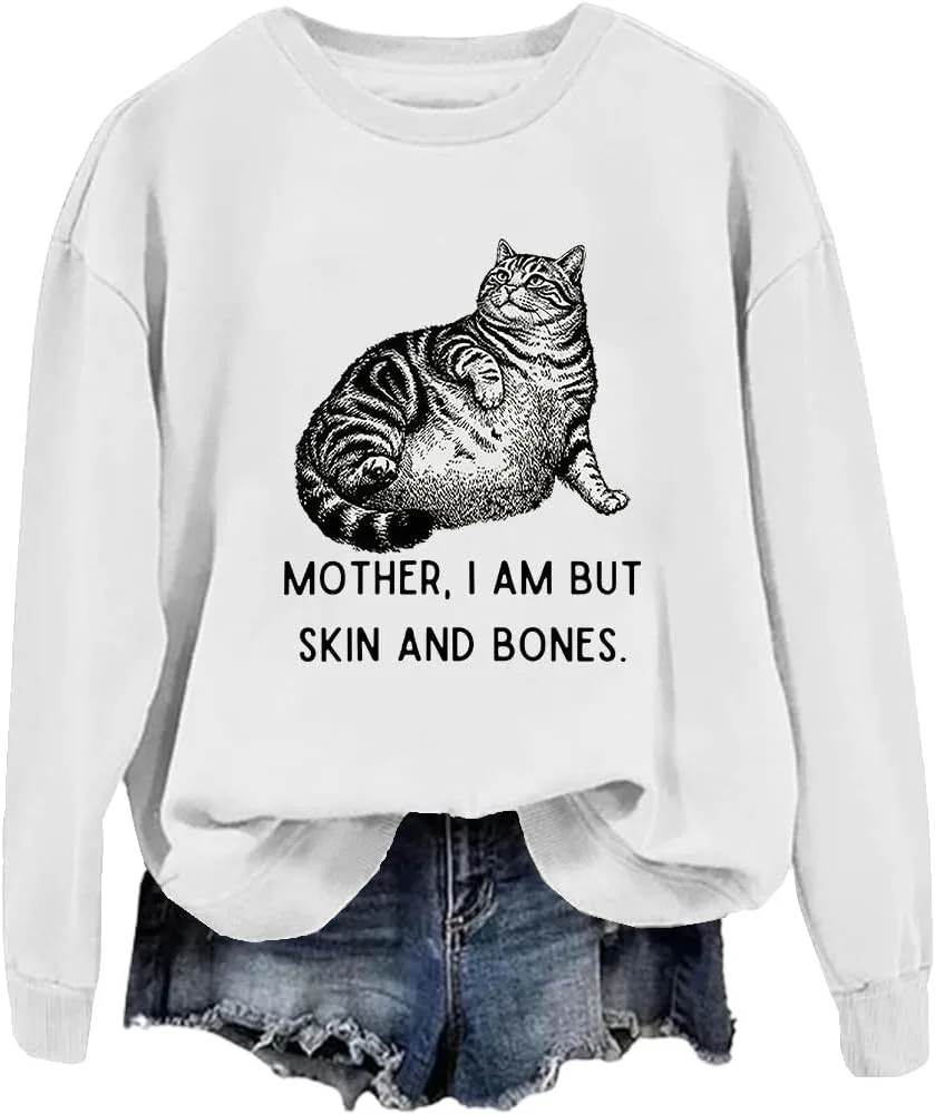 Толстовка с принтом "Mother I Am But Skin And Bones" для любителей кошек FITKEYS
Толстовка с принтом "Mother I Am But Skin And Bones" для любителей кошек FITKEYS
