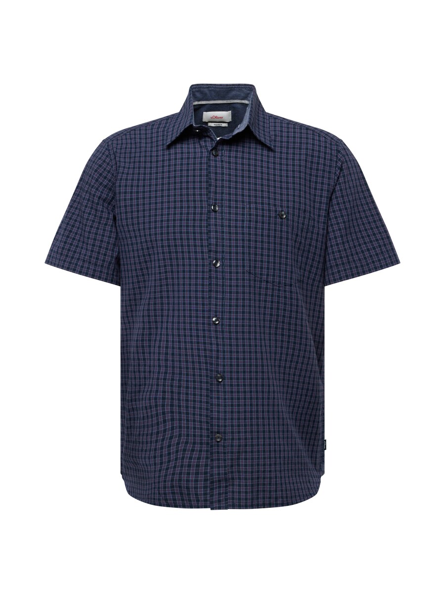 Рубашка на пуговицах классического кроя s.Oliver, темно-синий
Рубашка на пуговицах классического кроя s.Oliver, темно-синий