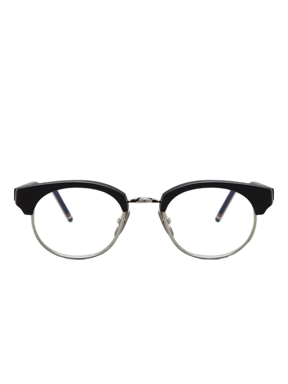 Очки в овальной оправе Thom Browne Eyewear, черный
Очки в овальной оправе Thom Browne Eyewear, черный