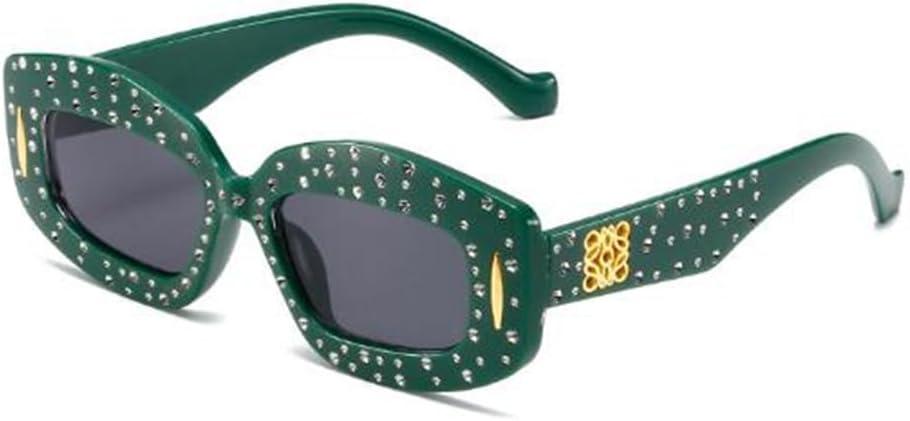 Женские квадратные солнцезащитные очки с бриллиантовым покрытием и сверкающим звездным узором, модные и отлично сочетаются с хип-хоп очками SLCHJXS, Solid Green Frame Grey Flakes
Женские квадратные солнцезащитные очки с бриллиантовым покрытием и сверкающим звездным узором, модные и отлично сочетаются с хип-хоп очками SLCHJXS, Solid Green Frame Grey Flakes