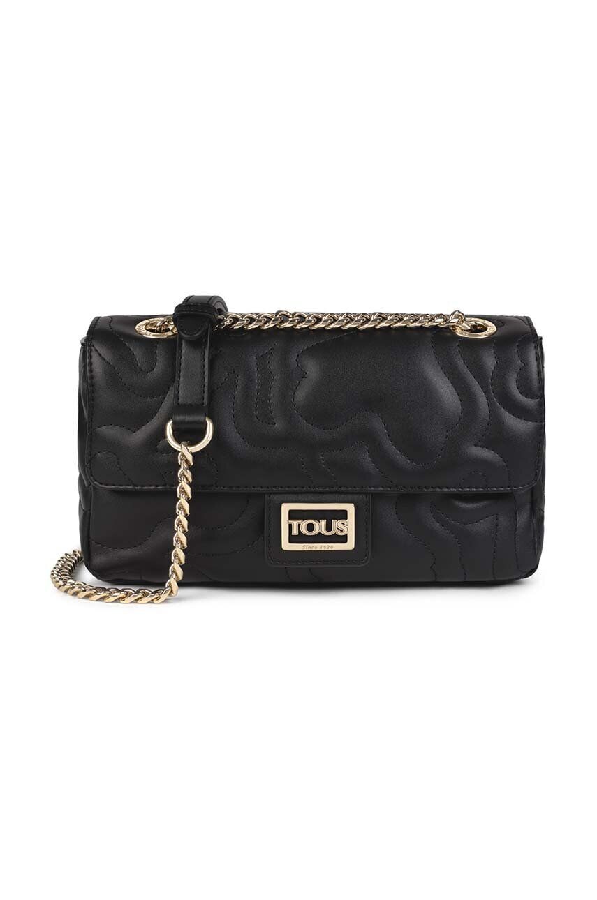 Сумочка Tous стеганая с золотой фурнитурой на цепочке, черный
Сумочка Tous стеганая с золотой фурнитурой на цепочке, черный