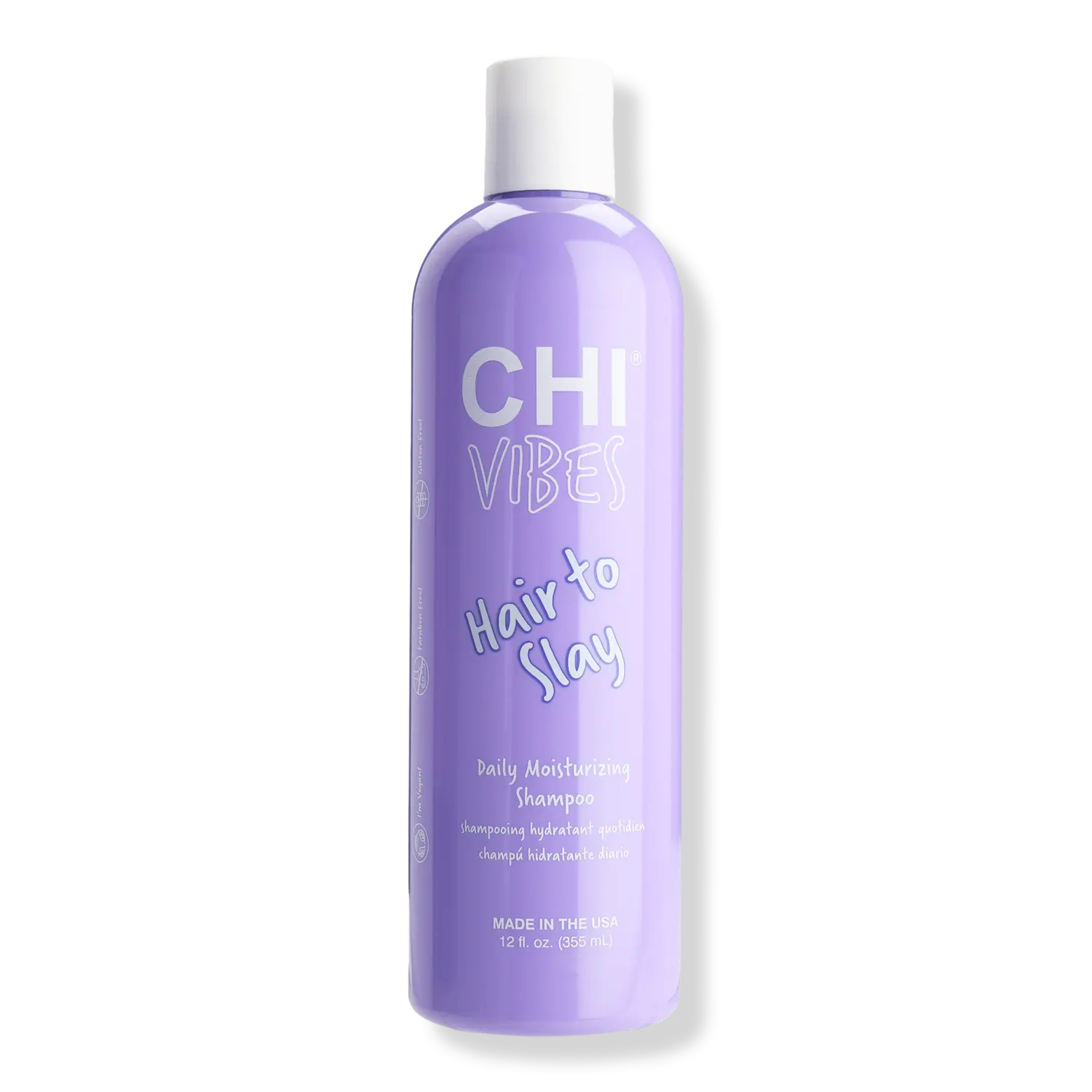 Увлажняющий шампунь Vibes Hair to Slay для ежедневного использования CHI
Увлажняющий шампунь Vibes Hair to Slay для ежедневного использования CHI