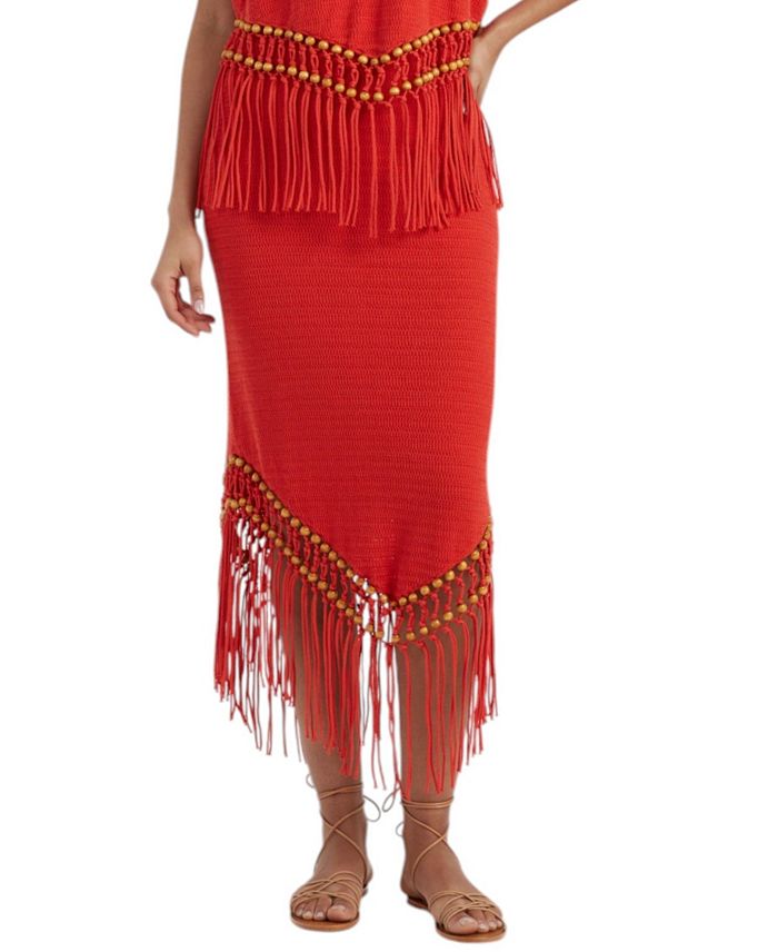 Женская юбка с бисером Laura Whitmore Chinti & Parker, красный
Женская юбка с бисером Laura Whitmore Chinti & Parker, красный