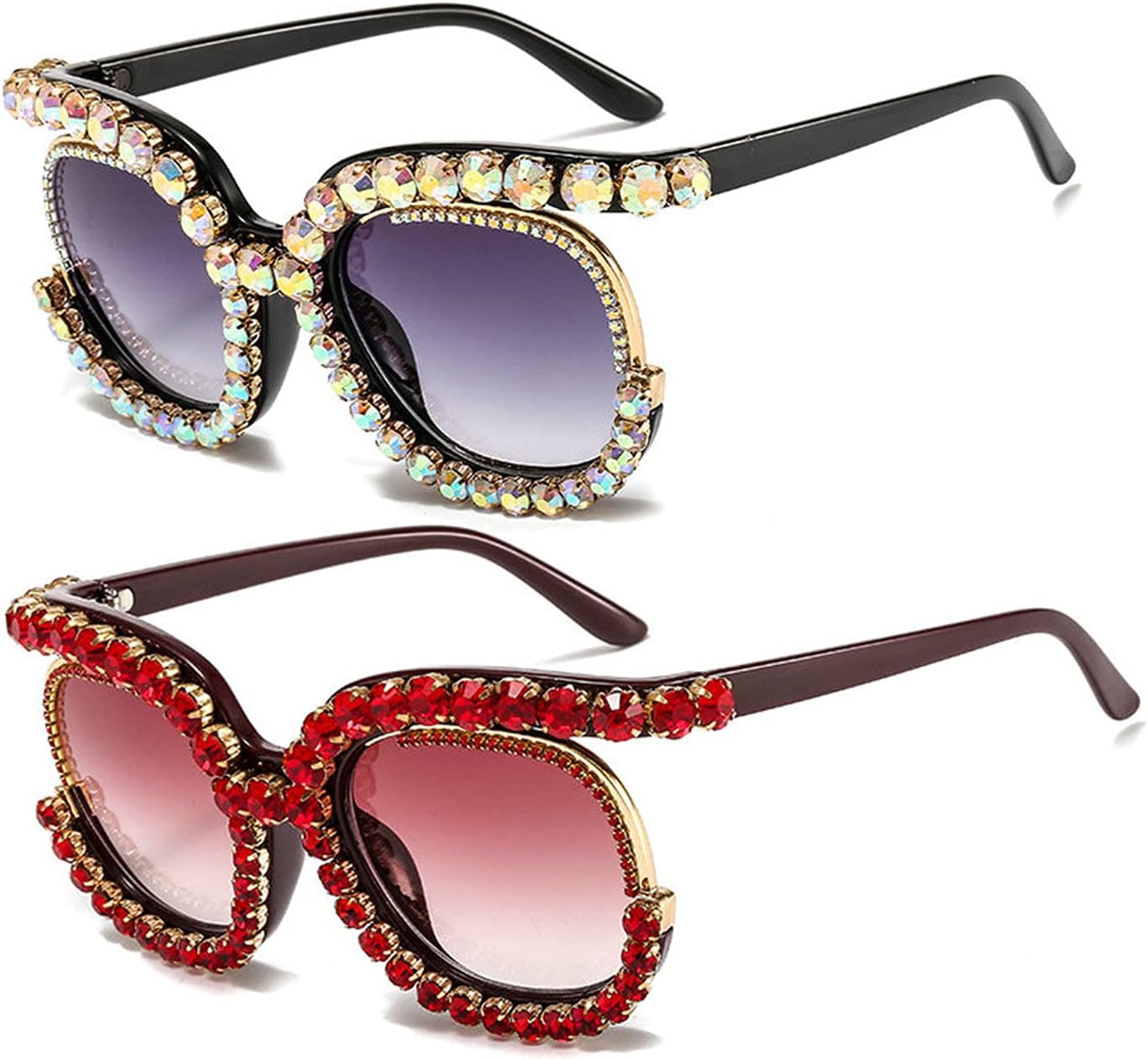 Солнцезащитные очки Willochra Style круглые женские 2021 Винтажные очки для женщин Роскошные солнцезащитные очки большого размера с бриллиантами для мужчин Ретро-очки, 2pack-black Rainbow&red
Солнцезащитные очки Willochra Style круглые женские 2021 Винтажные очки для женщин Роскошные солнцезащитные очки большого размера с бриллиантами для мужчин Ретро-очки, 2pack-black Rainbow&red