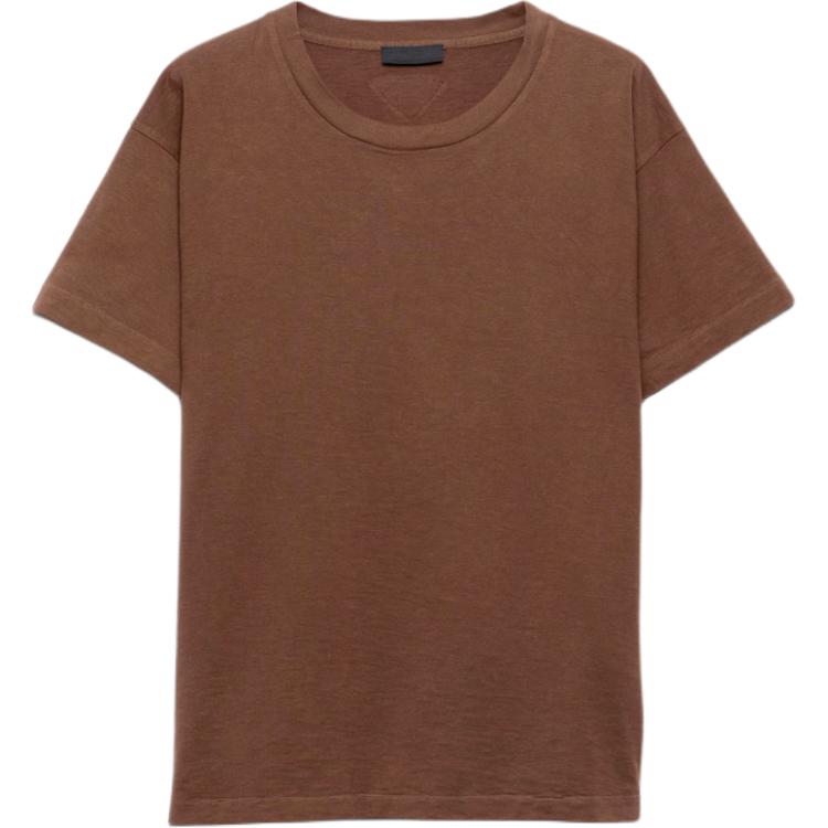 Хлопковая футболка PRADA, Tobacco
Хлопковая футболка PRADA, Tobacco