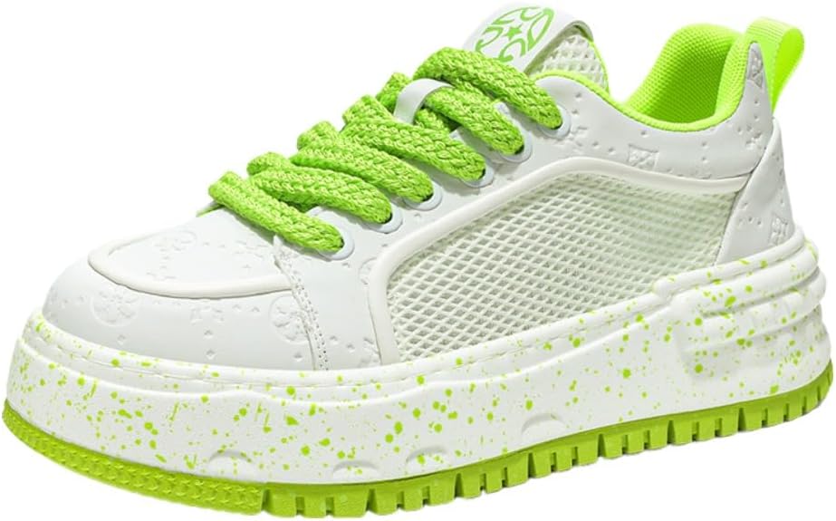 Мужские кроссовки для бега с толстой подошвой, однотонные, повседневные, спортивные, легкие и дышащие, с сетчатым верхом и мягкой подошвой Lexamen, зеленый
Мужские кроссовки для бега с толстой подошвой, однотонные, повседневные, спортивные, легкие и дышащие, с сетчатым верхом и мягкой подошвой Lexamen, зеленый