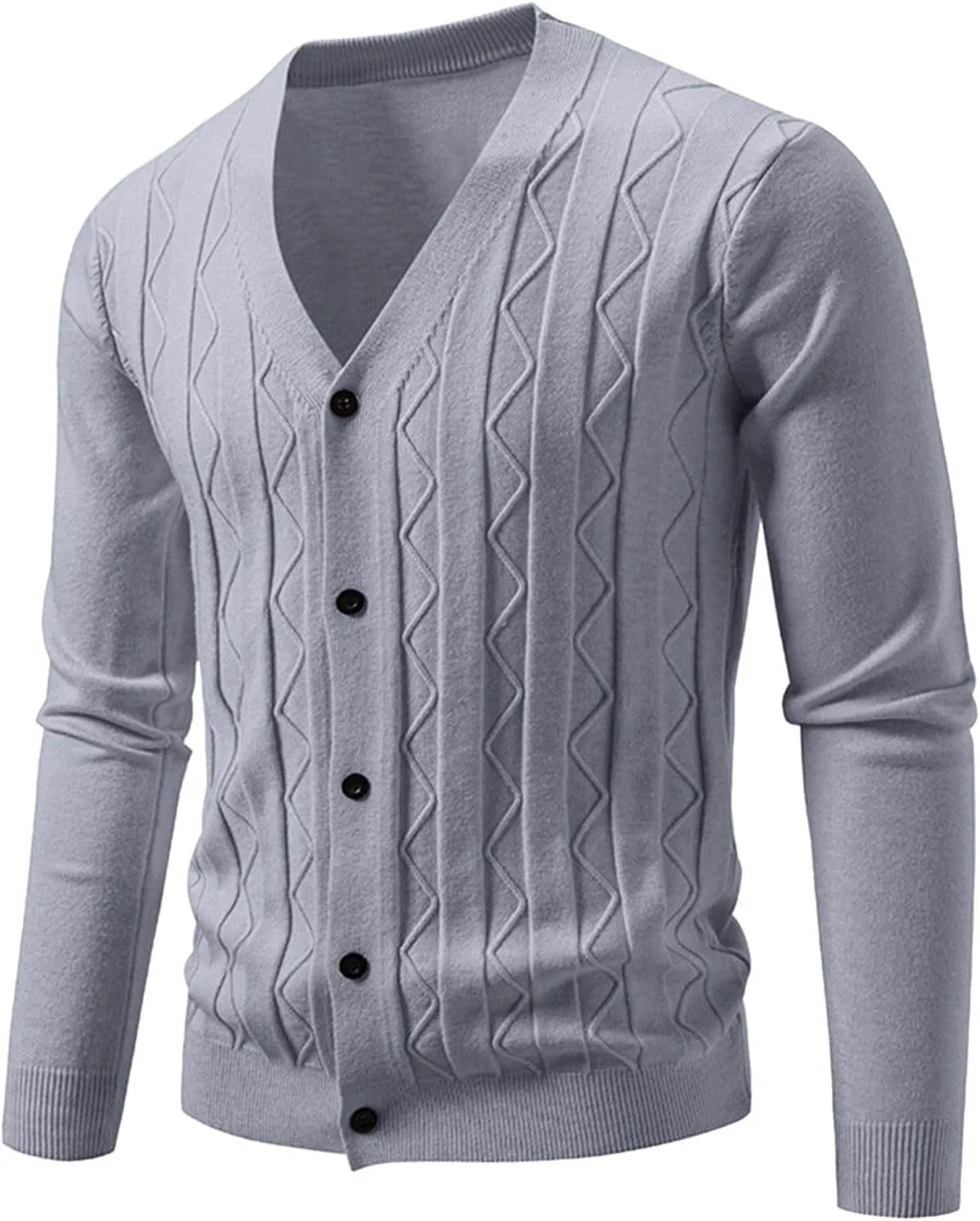Мужской кардиган Aniywn легкий с V-образным вырезом и пуговицами
Мужской кардиган Aniywn легкий с V-образным вырезом и пуговицами