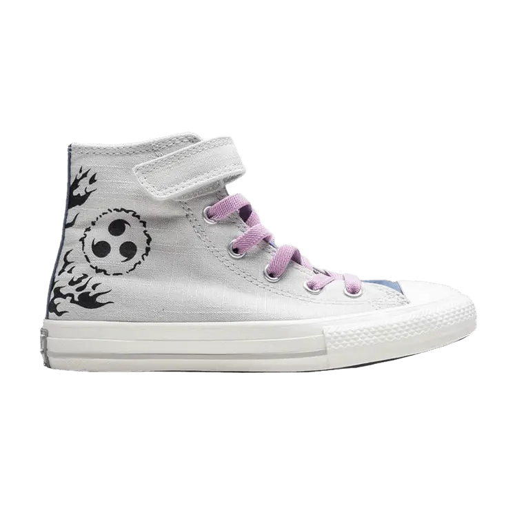 Кроссовки Naruto x Chuck Taylor All Star High GS 'Sasuke', серый 
Кроссовки Naruto x Chuck Taylor All Star High GS 'Sasuke', серый