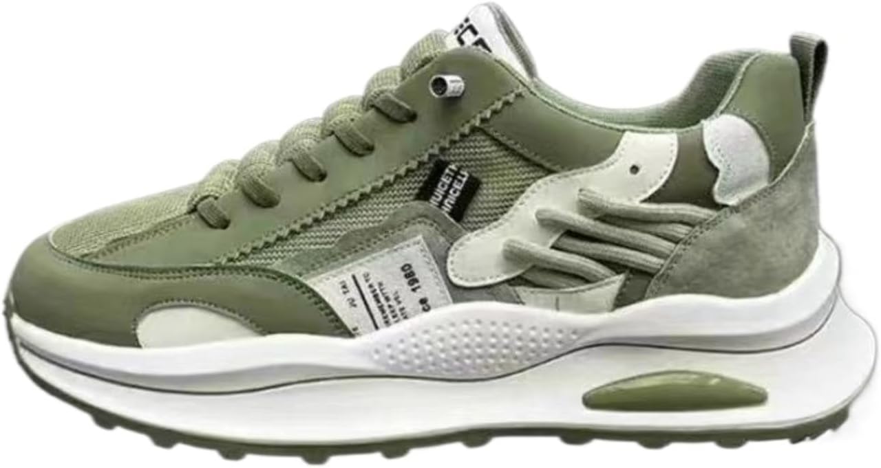 Мужские кроссовки на платформе с эластичной застежкой, дышащие текстильные слипоны, удобная массивная подошва, повседневная обувь для ежедневного ношения и легких активностей Azttoztto, зеленый
Мужские кроссовки на платформе с эластичной застежкой, дышащие текстильные слипоны, удобная массивная подошва, повседневная обувь для ежедневного ношения и легких активностей Azttoztto, зеленый