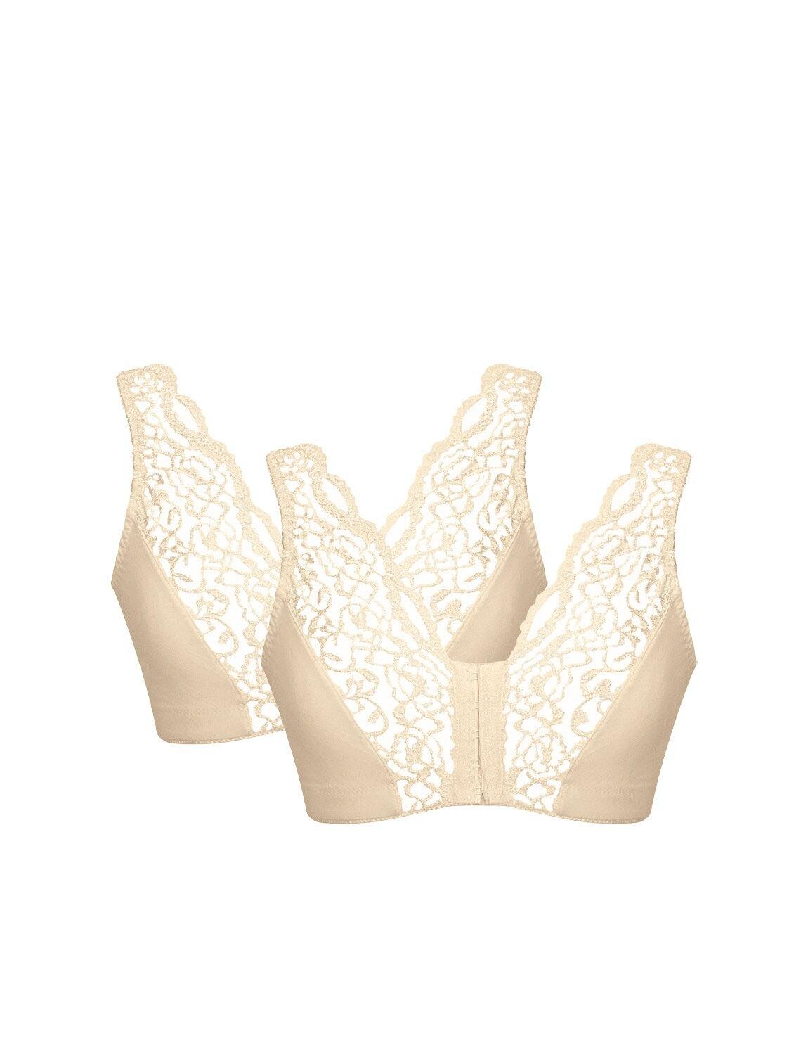 Набор из двух бюстгальтеров Magic с кружевной застежкой спереди Eden House, бежевый
Набор из двух бюстгальтеров Magic с кружевной застежкой спереди Eden House, бежевый