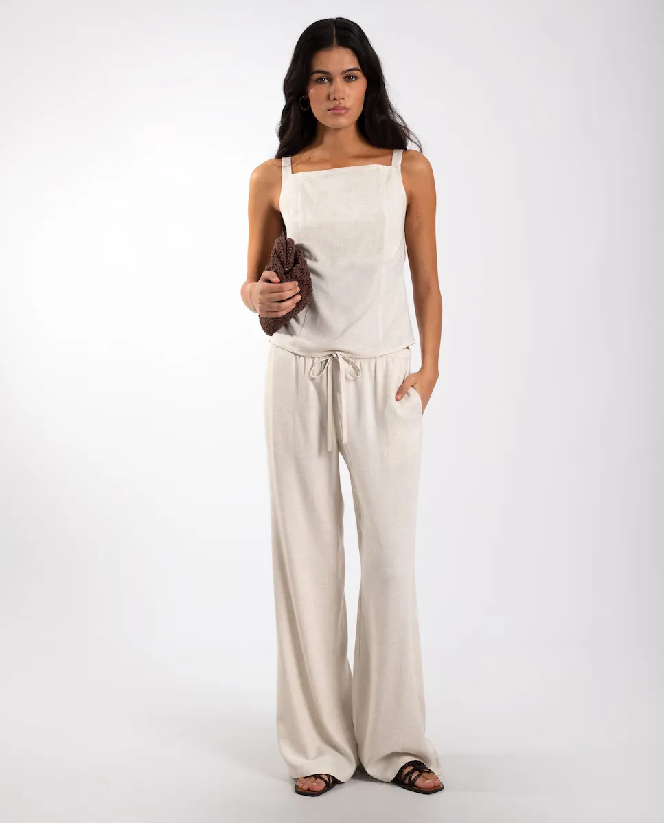 Женские льняные брюки свободного кроя The-Are, белый
Женские льняные брюки свободного кроя The-Are, белый