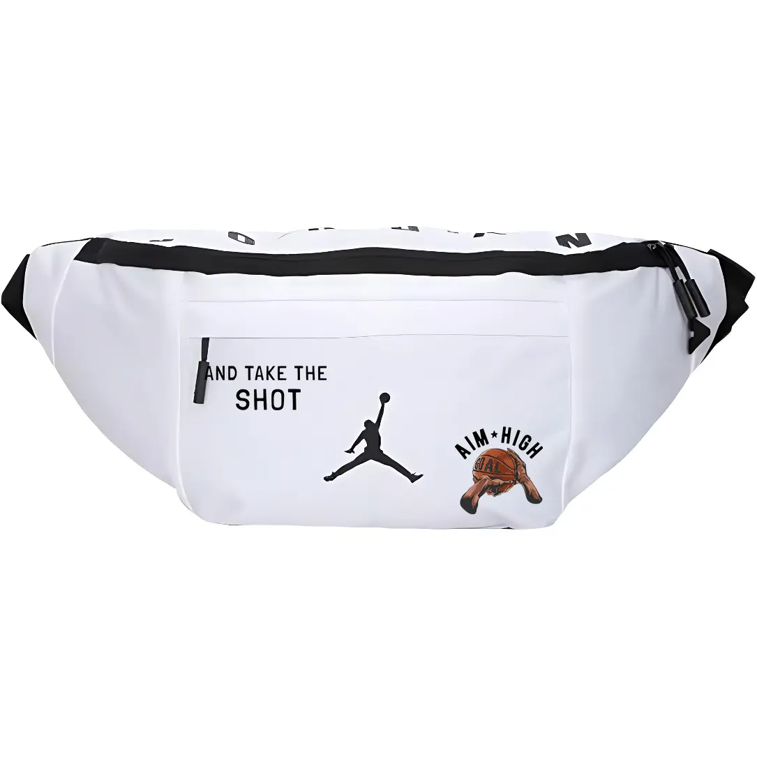 Jordan Полиэстеровый поясной рюкзак унисекс белый, Basketball Shot
Jordan Полиэстеровый поясной рюкзак унисекс белый, Basketball Shot