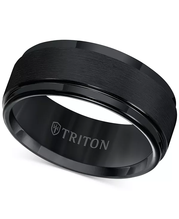 Удобный ремешок с отделкой щеткой и окантовкой из карбида вольфрама Triton, tungsten
Удобный ремешок с отделкой щеткой и окантовкой из карбида вольфрама Triton, tungsten