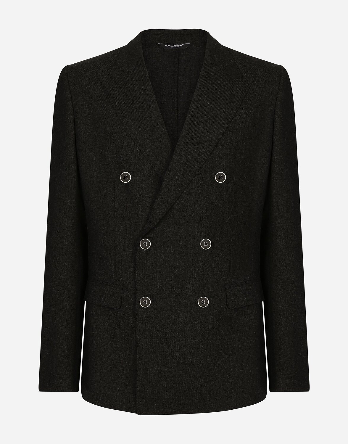 Двубортный шерстяной пиджак кроя таормина Dolce & Gabbana, серый
Двубортный шерстяной пиджак кроя таормина Dolce & Gabbana, серый
