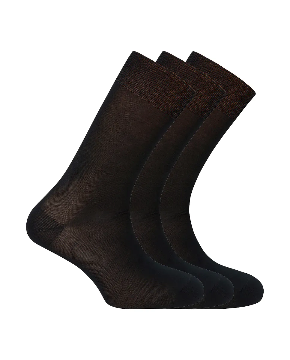 Упаковка из 3 пар мужских носков из мерсеризованного хлопка черного цвета Punto Blanco, чёрный
Упаковка из 3 пар мужских носков из мерсеризованного хлопка черного цвета Punto Blanco, чёрный