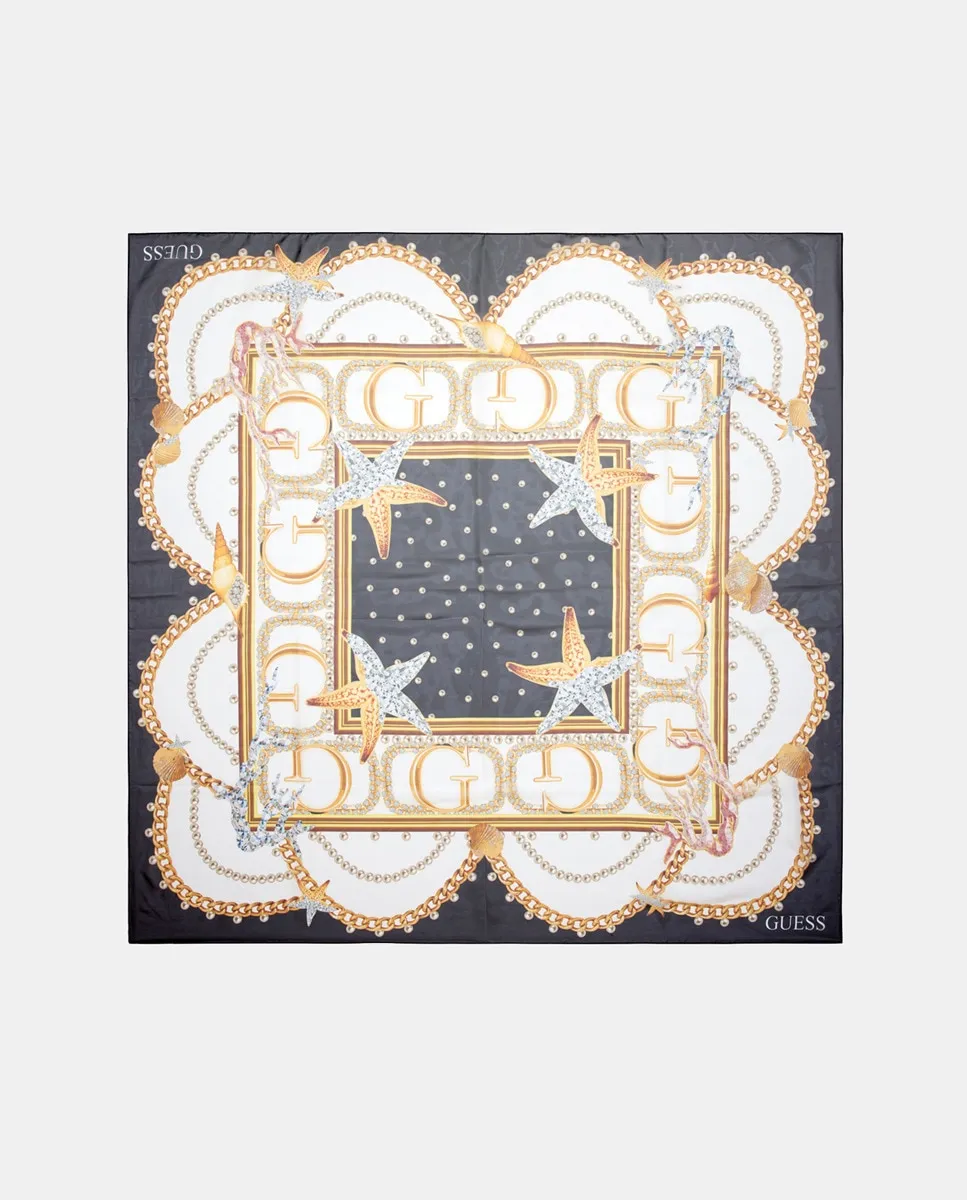 Шарф с принтом логотипа G Guess, черный
Шарф с принтом логотипа G Guess, черный