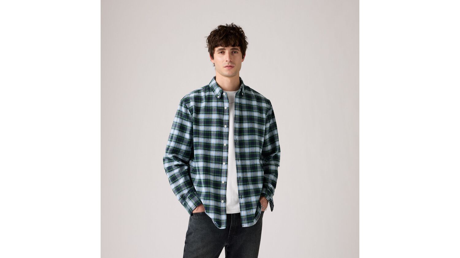 Аутентичная рубашка на пуговицах Levi's, Raffa Plaid Dark Green - Green
Аутентичная рубашка на пуговицах Levi's, Raffa Plaid Dark Green - Green