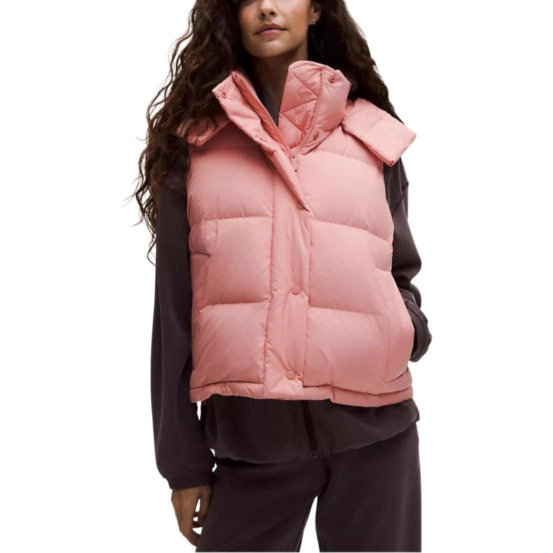 Пуховик Wunder Puff Series, жилет, женский, Moderate Lululemon, tea розовый
Пуховик Wunder Puff Series, жилет, женский, Moderate Lululemon, tea розовый