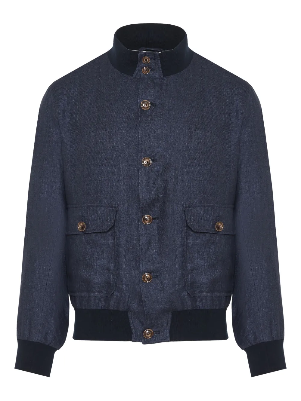 Бомбер на пуговицах Barba, синий
Бомбер на пуговицах Barba, синий