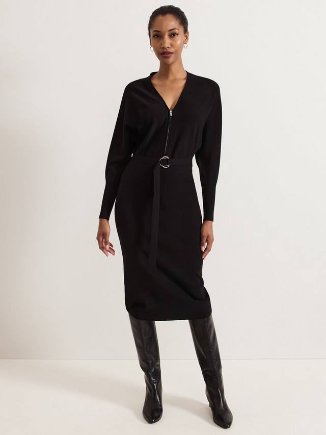 Платье на молнии от dixie Phase Eight, черный
Платье на молнии от dixie Phase Eight, черный