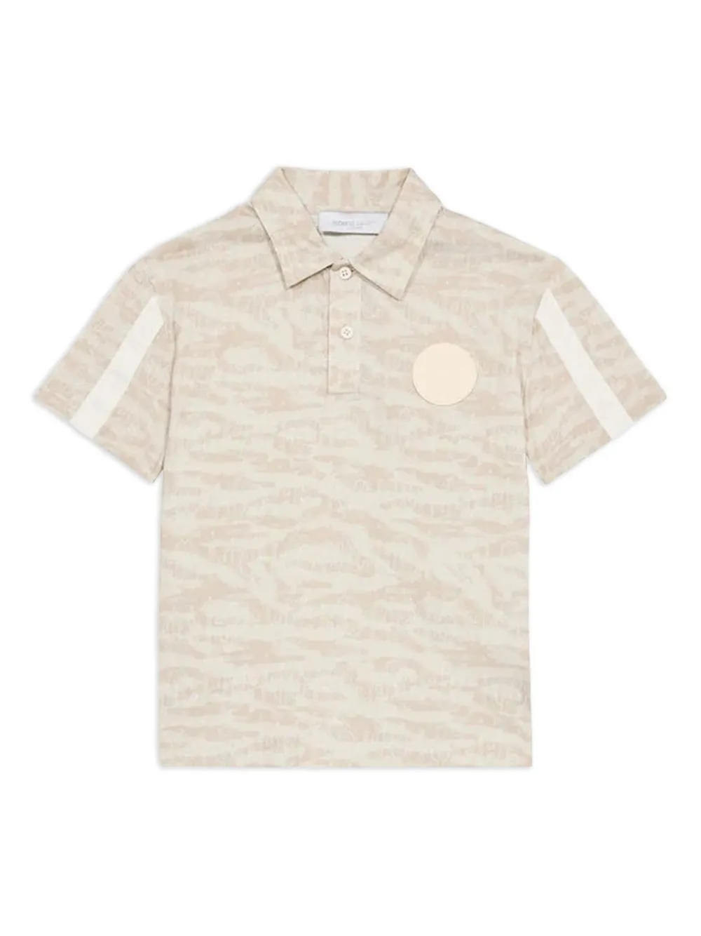 Жаккардовая рубашка поло с узором Roberto Cavalli Junior, нейтральный
Жаккардовая рубашка поло с узором Roberto Cavalli Junior, нейтральный