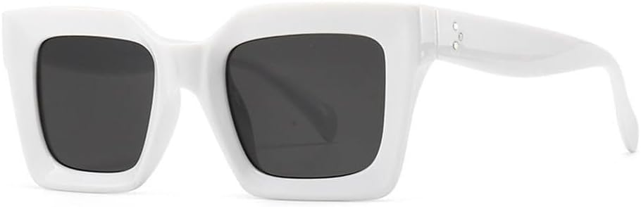 Ретро-солнцезащитные очки «кошачий глаз» для женщин, модные сине-фиолетовые квадратные солнцезащитные очки для мужчин и женщин, защита от УФ-излучения UV400, очки для маникюра LXLHWN, White Gray
Ретро-солнцезащитные очки «кошачий глаз» для женщин, модные сине-фиолетовые квадратные солнцезащитные очки для мужчин и женщин, защита от УФ-излучения UV400, очки для маникюра LXLHWN, White Gray