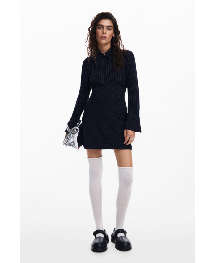 Женское полосатое облегающее платье Desigual, Navy blue
Женское полосатое облегающее платье Desigual, Navy blue