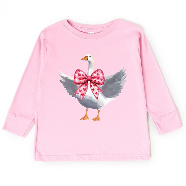 Футболка с длинным рукавом Valentine goose coquette для малышей The Juniper Shop, Pink
Футболка с длинным рукавом Valentine goose coquette для малышей The Juniper Shop, Pink