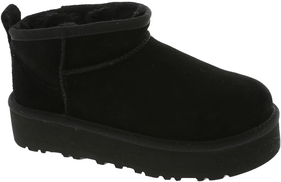 UGG girls K Classic Ultra Mini Platform, Black
UGG girls K Classic Ultra Mini Platform, Black