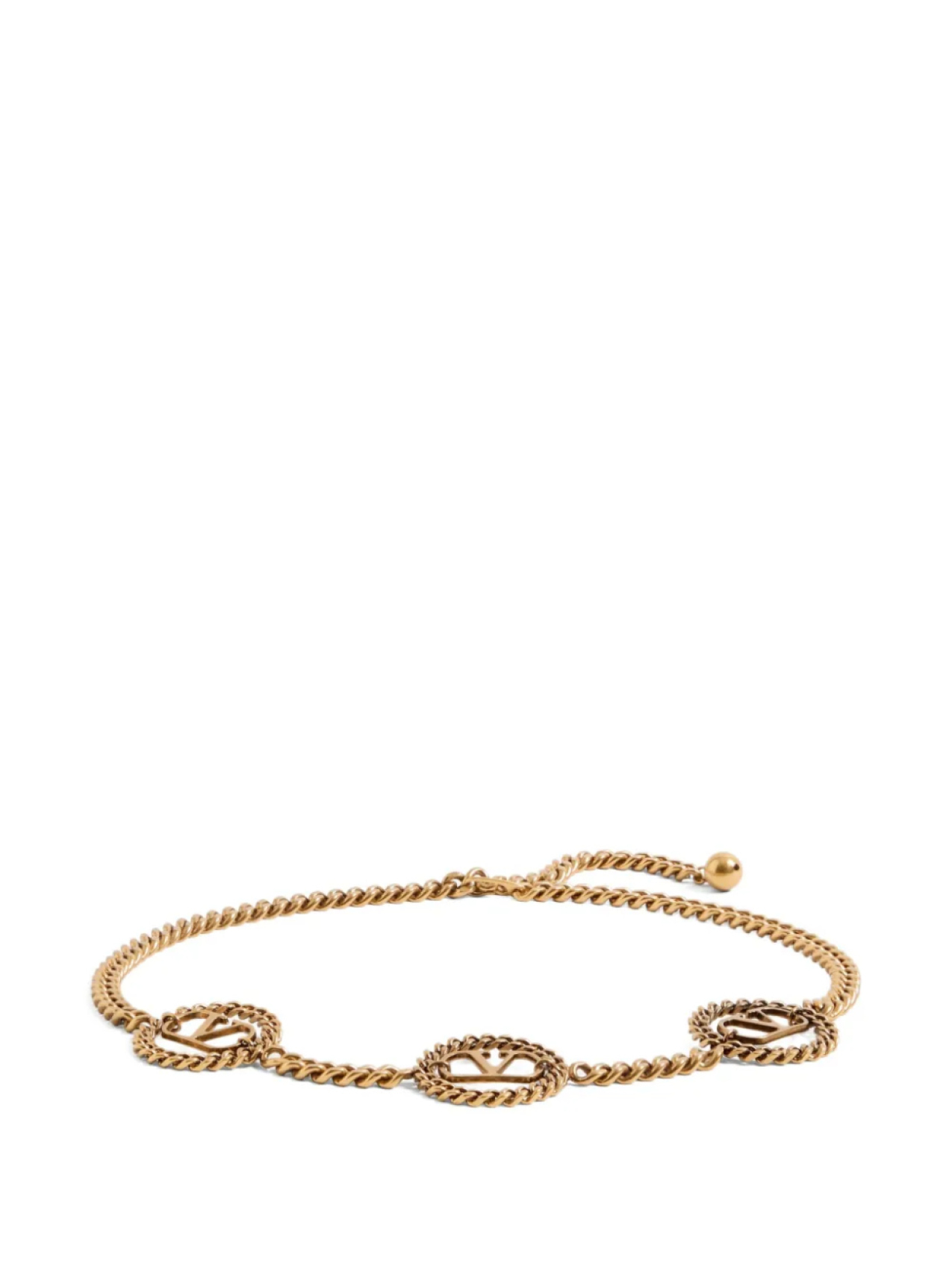 Valentino Garavani цепочный ремень с логотипом VLogo Signature, золотой
Valentino Garavani цепочный ремень с логотипом VLogo Signature, золотой